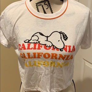 PEANUTS California Crop T-shirt